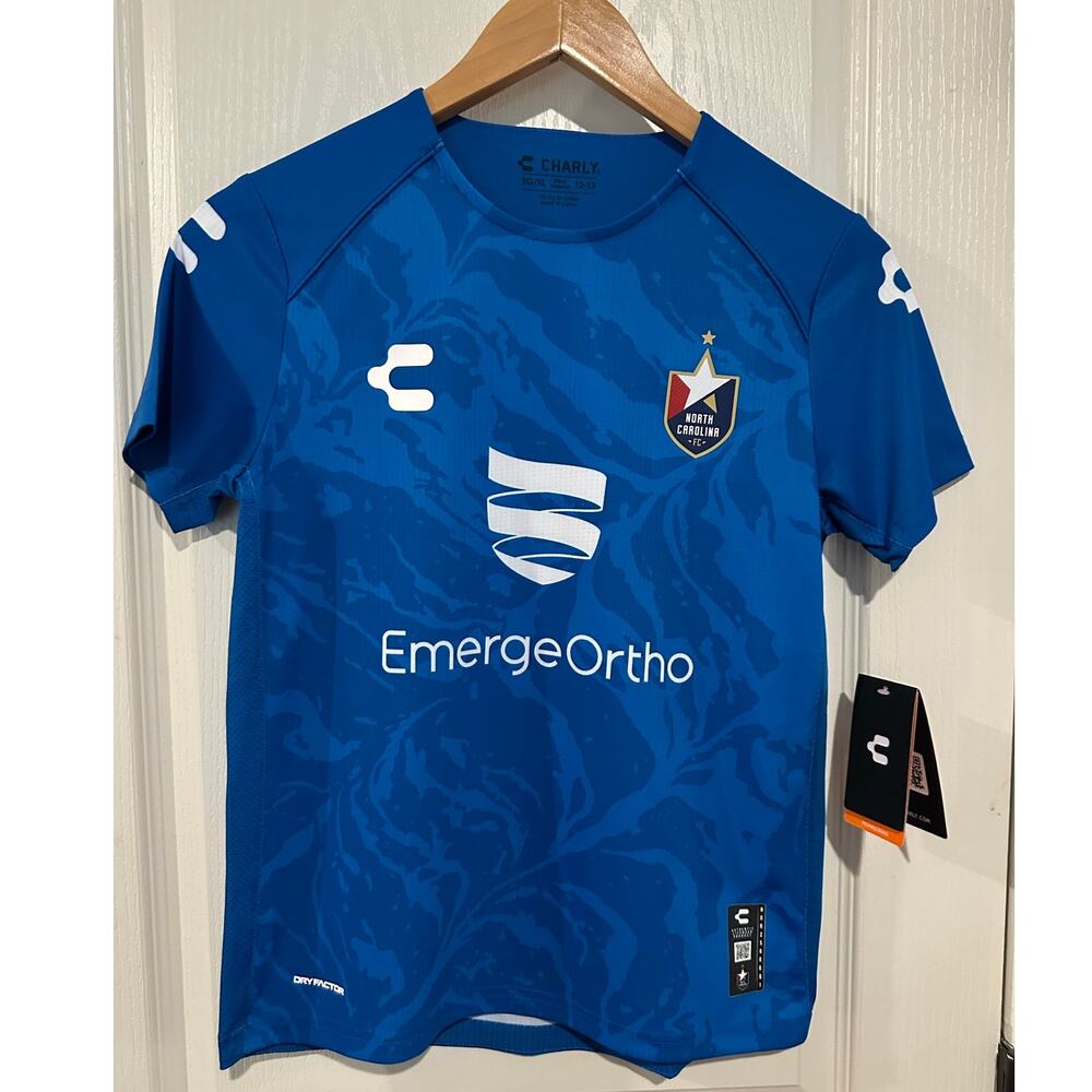 Charly Youth North Carolina FC 2025-26 Navy Home Authentic Jersey XL